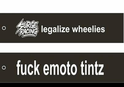 “F*CK EMOTO TINTZ” Keychain